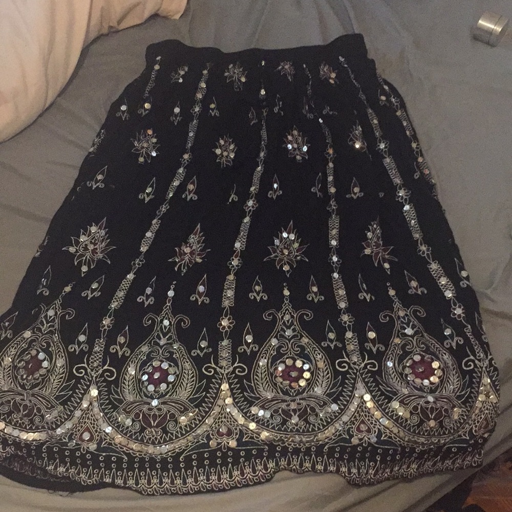 Long flowy skirt